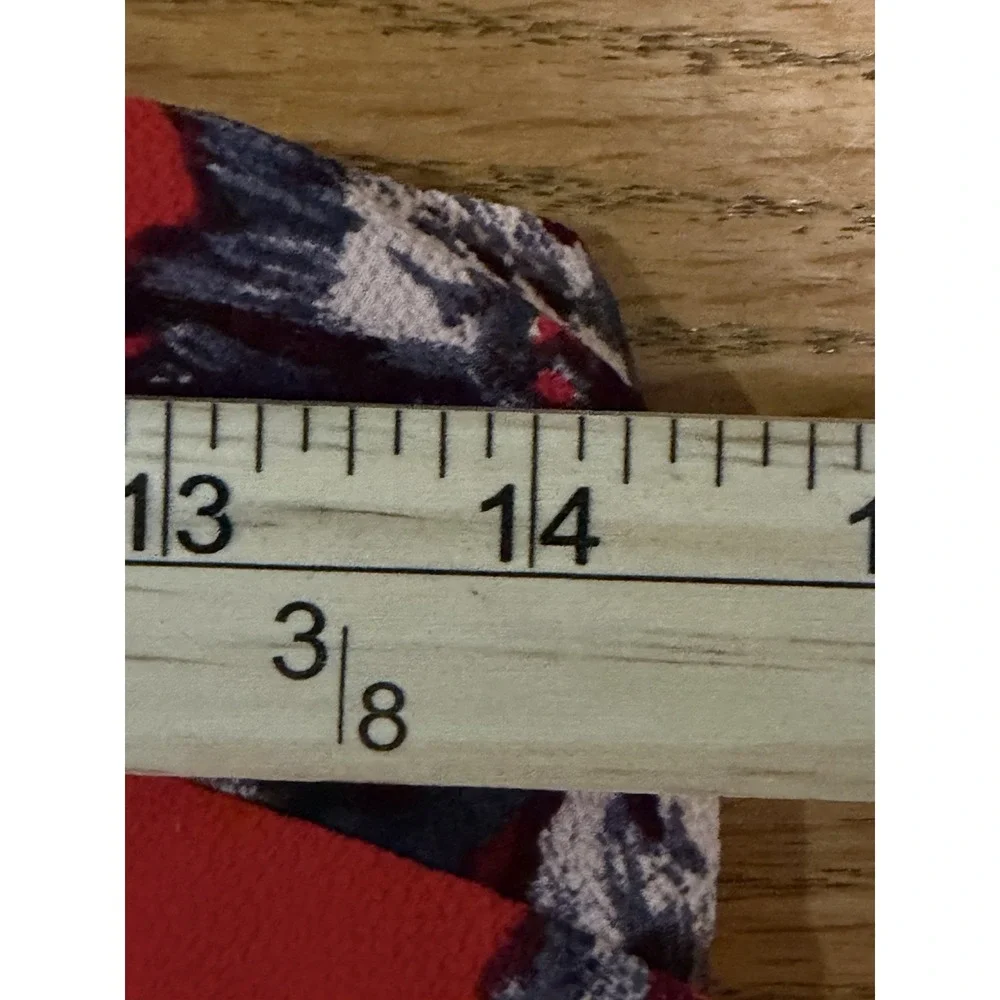 Free People Cloud Combo Floral Flutter By Dress Women Sz 0 Pleated OB420184 Red